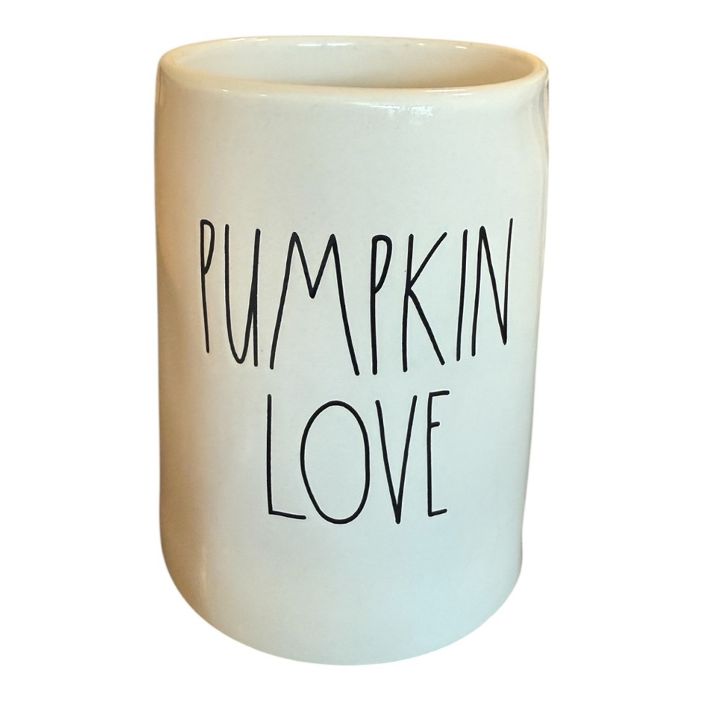 Rae Dunn Pumpkin Love Candle Canister